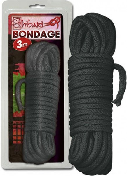 Lano na Bondage JAPANESE SILK ROPE black (1)