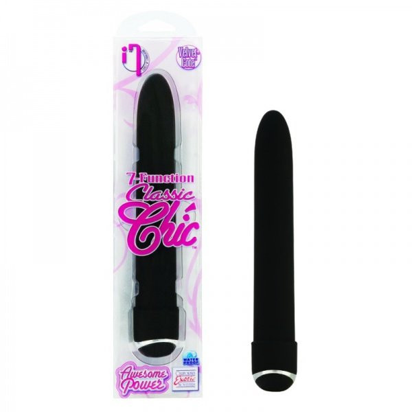 California Exotics Novelties Vibrátor Classic Chic Standard - Hladký černý