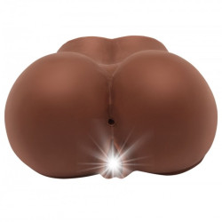 Vibrační masturbátor anální - black (1)